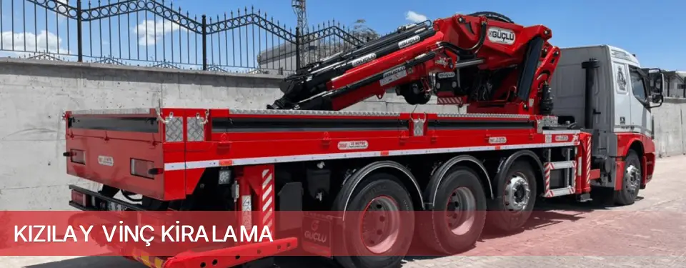 Kızılay İlçemi Vinç Kiralama